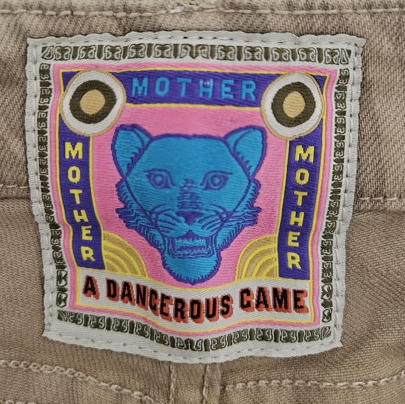 MOTHER The Looker Ankle Fray Jean in Sweet Stripes Print Size 29 - Picture 13 of 16